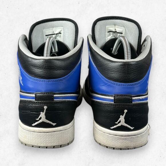 Air Jordan 1 Mid Royal Blue Black 554724-007 Men\'s US 10.5 2013 No Box main image 6